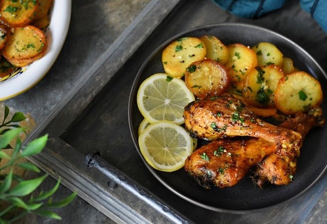 Poulet grillé chermoula